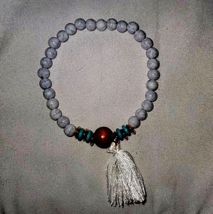 Bohemian Beaded Tassel Bracelet